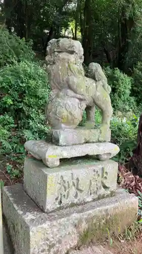 縣主神社の狛犬