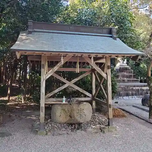 鵜川原神社の手水舎