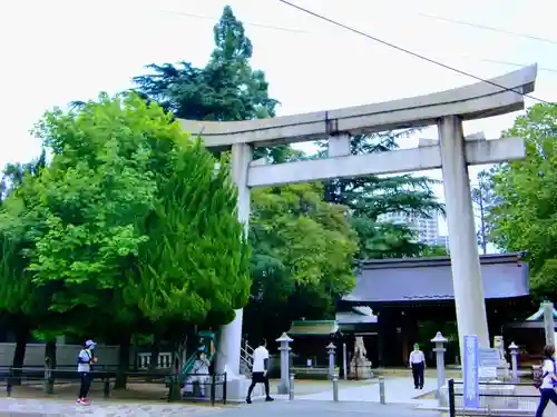 川口神社の鳥居