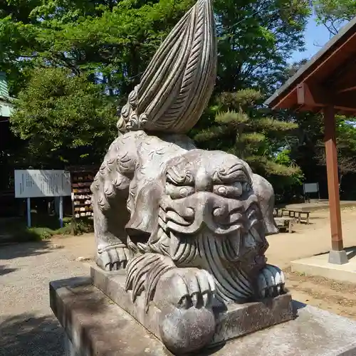 新田神社の狛犬