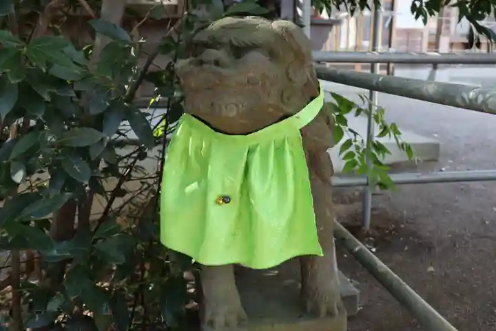 下総国三山 二宮神社の狛犬