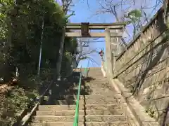 筑土八幡神社の鳥居