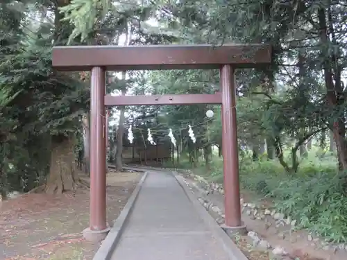 冨士山小御嶽神社里宮の鳥居