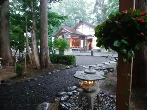 旭川神社の庭園