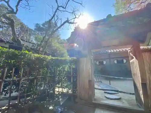 詩仙堂（丈山寺）の山門