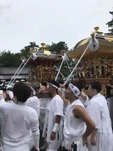 安房神社のお祭り