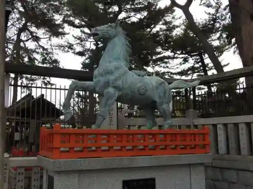 阿部野神社の狛犬