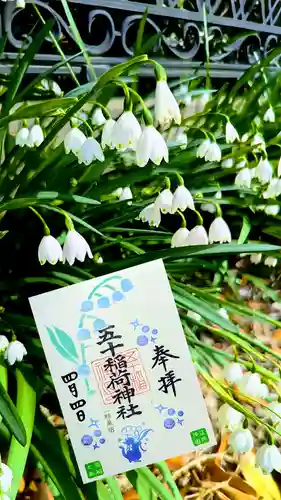 五十稲荷神社(栄寿稲荷神社)の御朱印