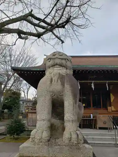 鎧神社の狛犬