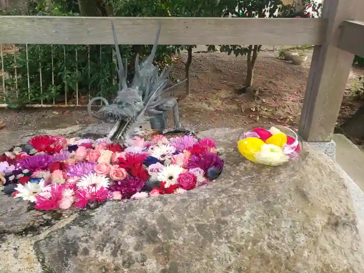 彌都加伎神社の手水舎