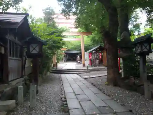 洲嵜神社の鳥居