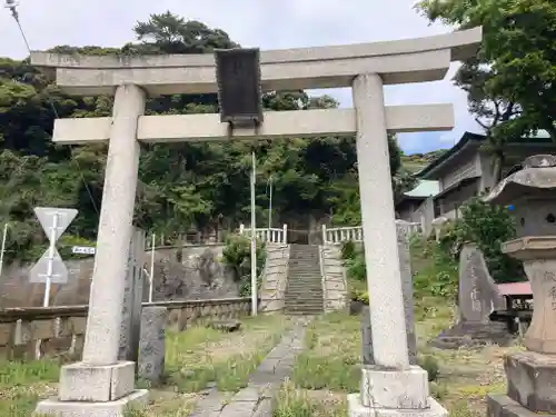 龍口明神社（元宮）の鳥居