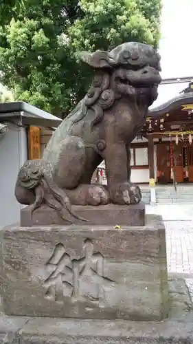 橘樹神社の狛犬