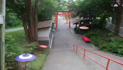虻田神社の鳥居