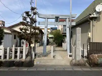 神明社（鹿田）の鳥居