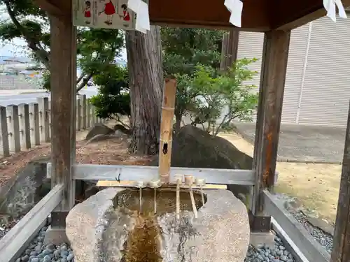 中筋八幡神社の手水舎