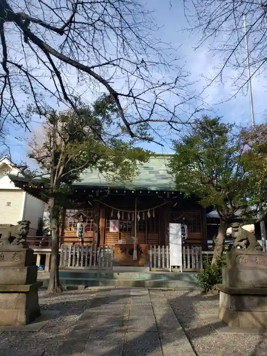 本郷氷川神社の本殿・本堂
