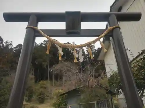 御嶽八幡神社の鳥居