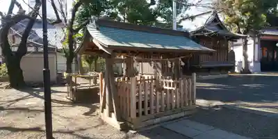 旗岡八幡神社の手水舎