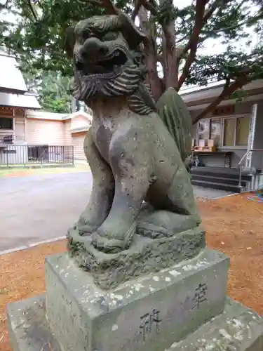 大谷地神社の狛犬