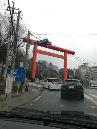 筑波山神社の鳥居