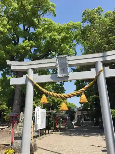 都波岐奈加等神社の鳥居