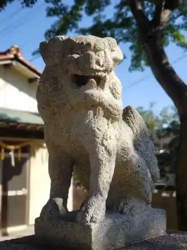 白山姫神社の狛犬