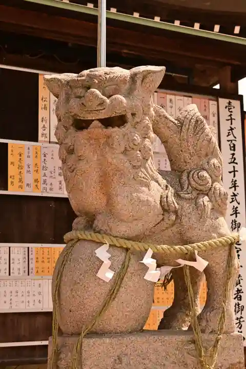 大山神社(自転車神社・耳明神社)の狛犬