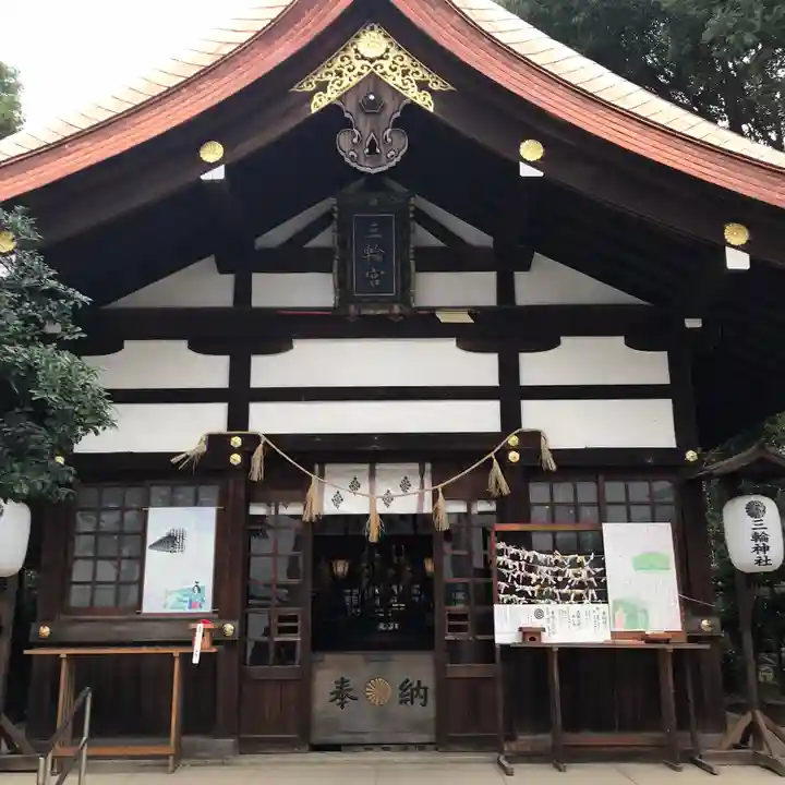 三輪神社の本殿・本堂