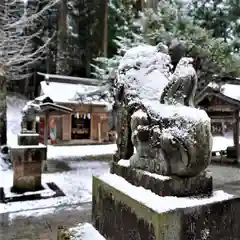 熱日高彦神社の狛犬