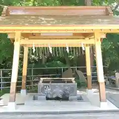 下総国三山　二宮神社の手水