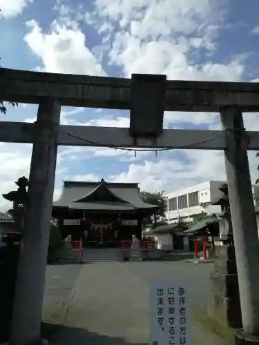 雷電神社の鳥居