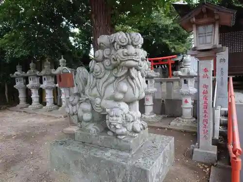 八條八幡神社の狛犬