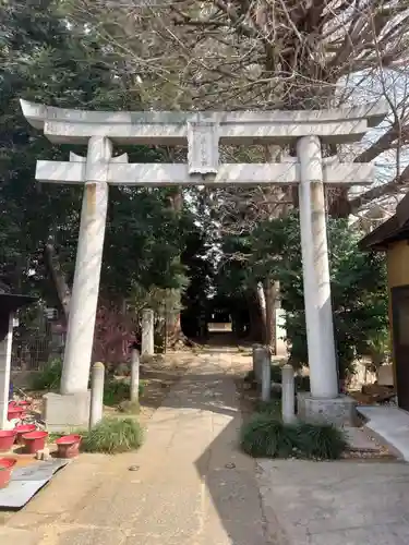 一山神社の鳥居