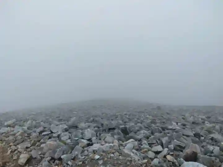 雄山神社峰本社の景色