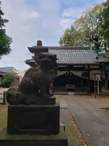 中村八幡神社の狛犬