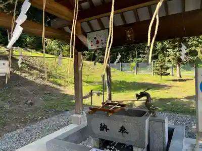 札内神社の手水舎