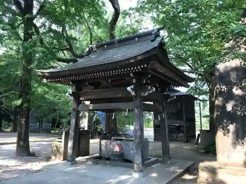 金村別雷神社の手水舎