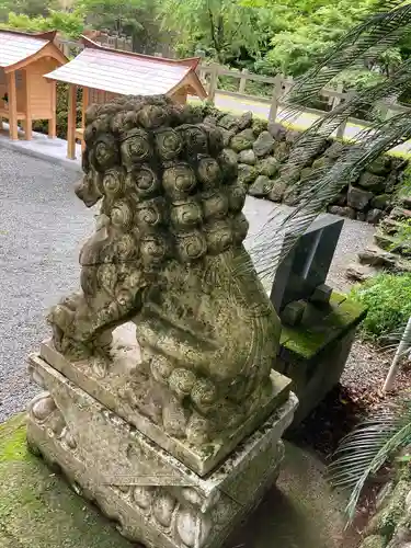 冠嶽神社の狛犬