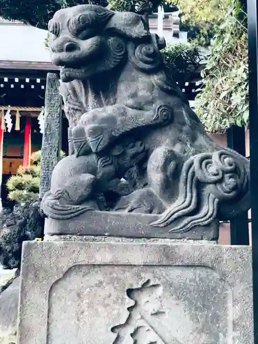 太田杉山神社・横濱水天宮の狛犬