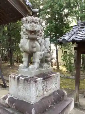 神明社(鳥居松町)の狛犬