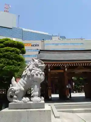 警固神社の狛犬