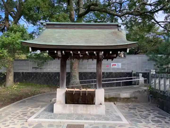 松陰神社の手水舎