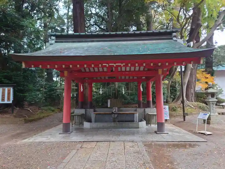 鹿島神宮の手水舎