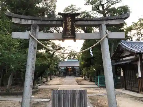 石田神社の鳥居