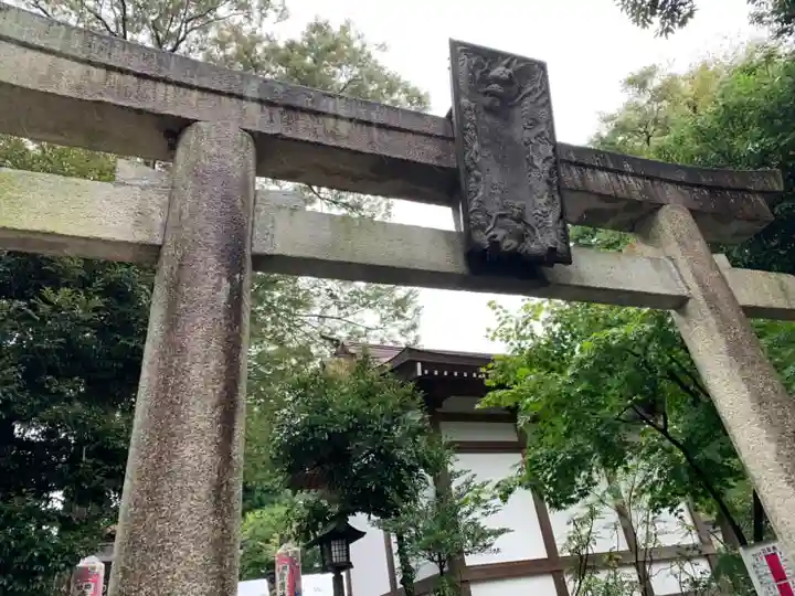 青渭神社の鳥居