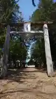 占冠神社の鳥居