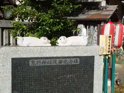 くまくま神社(導きの社 熊野町熊野神社)の狛犬