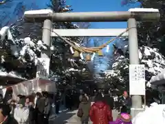 帯廣神社の鳥居