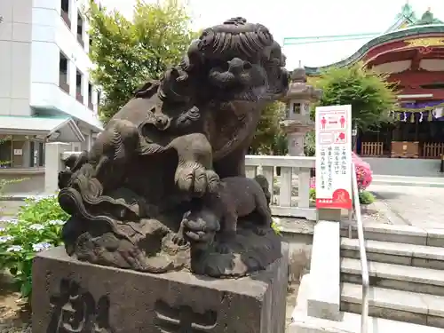 千住神社の狛犬